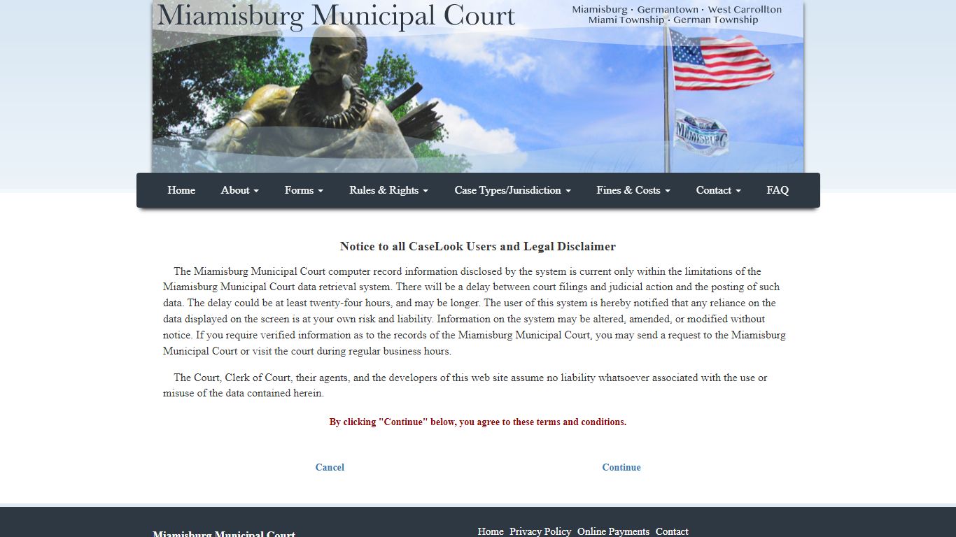 Miamisburg Municipal Court - Record Search